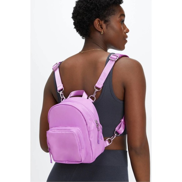 Fabletics Handbags - New Fabletics mini sport backpack Misty Lilac